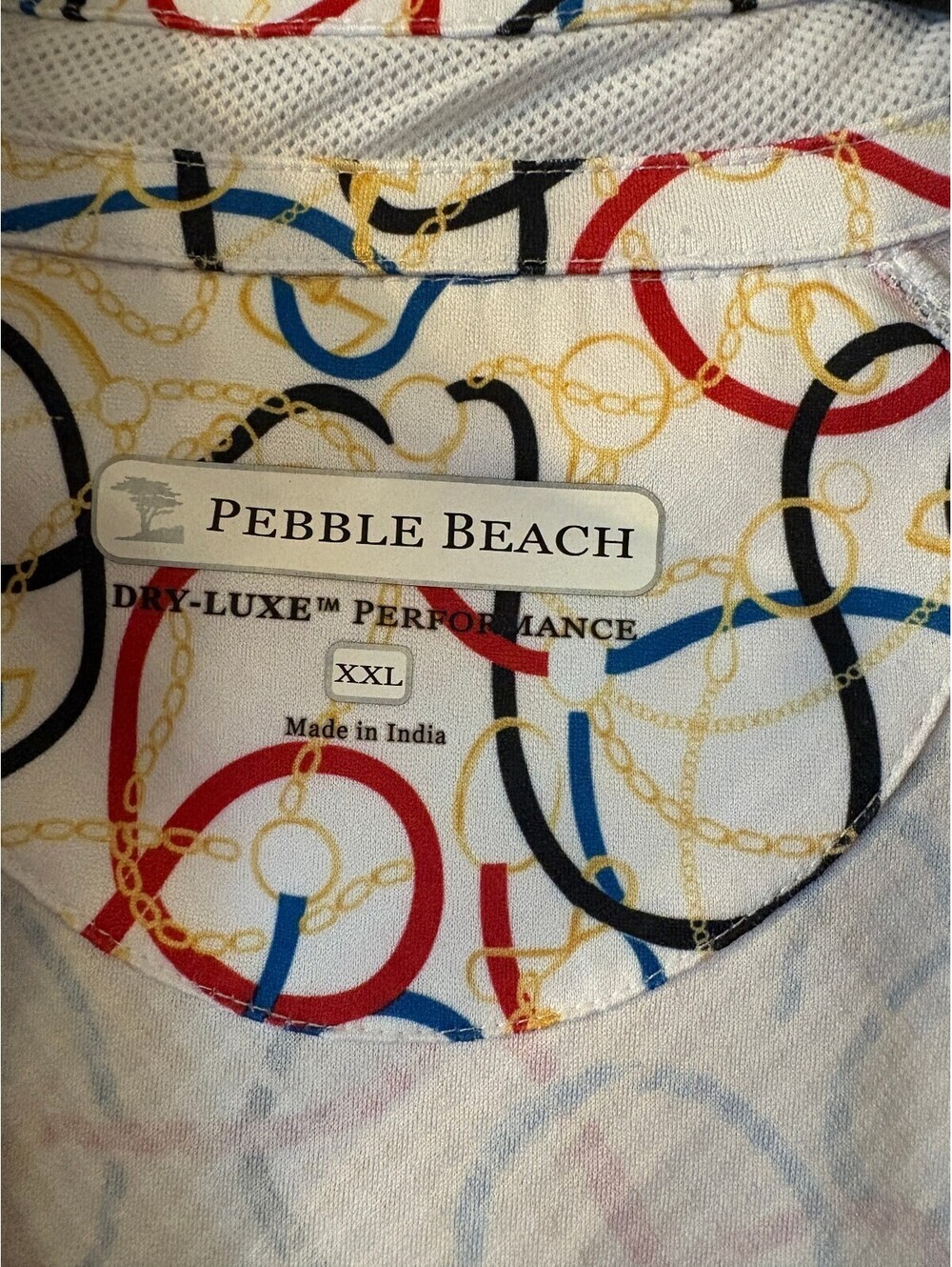 Pebble Beach XXL Dry-Luxe Performance Long Sleeve Zip-Up Shirt - Picture 2 of 9